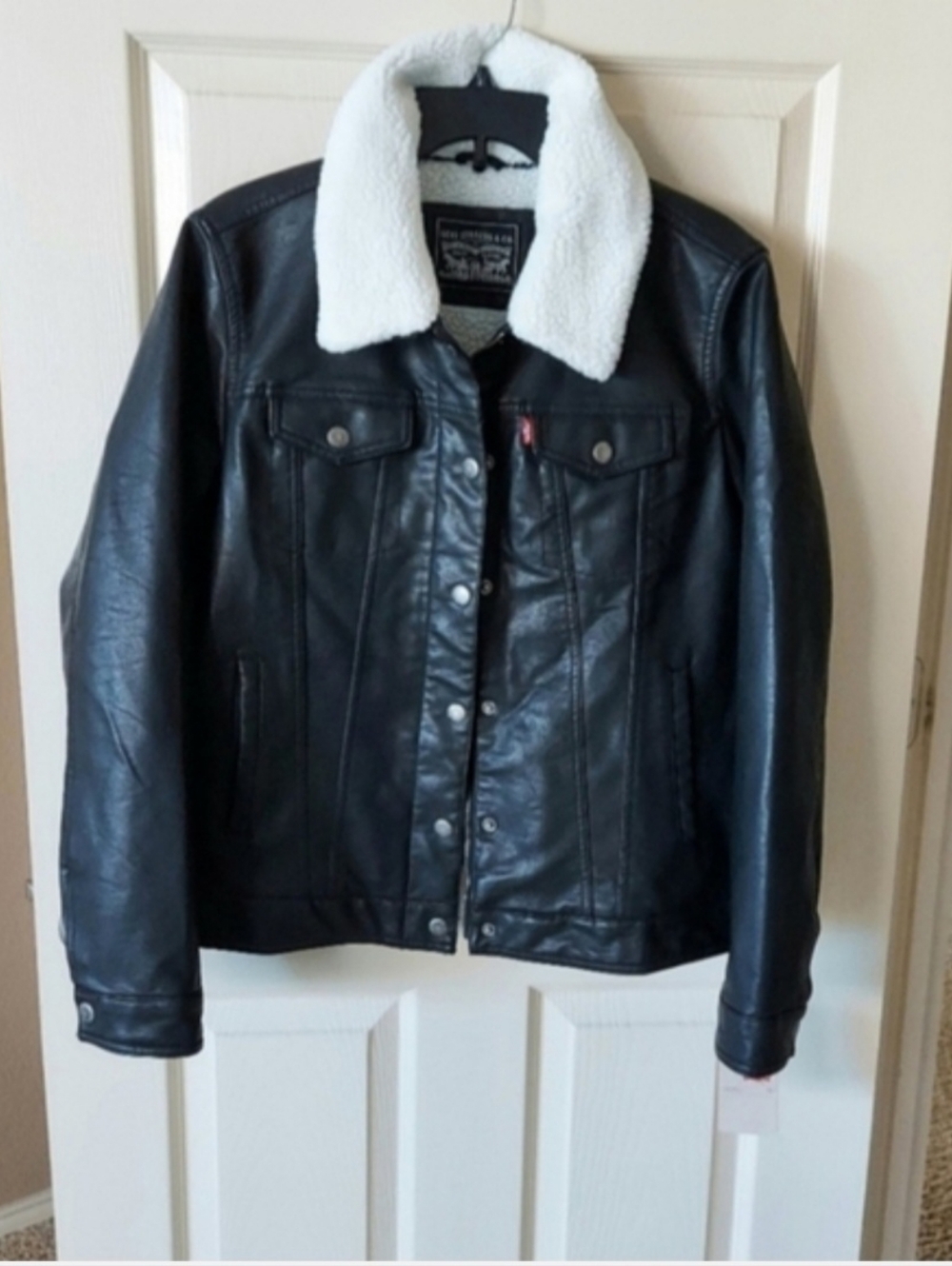 Levi's Women's Sherpa Lined Trucker Jacket SZ XL